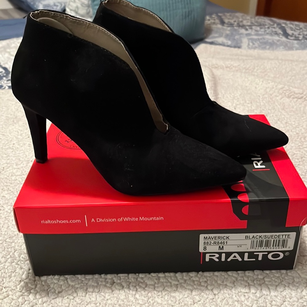 Black Suede booties